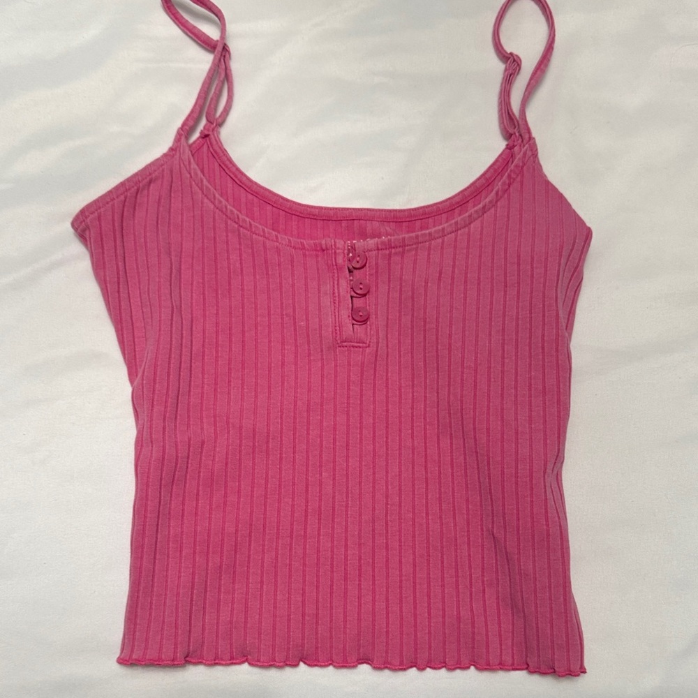 American eagle pink top